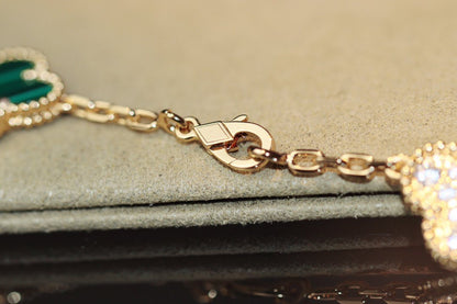 ¡®Aura Jewels¡¯CLOVER 20 MOTIFS ONYX ROSE GOLD