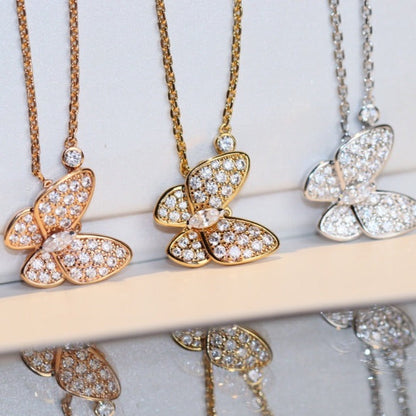 ¡®Aura Jewels¡¯BUTTERFLY DIAMOND NECKLACE