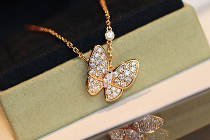 ¡®Aura Jewels¡¯BUTTERFLY DIAMOND NECKLACE