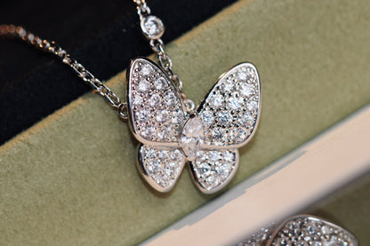 ¡®Aura Jewels¡¯BUTTERFLY DIAMOND NECKLACE