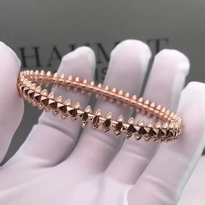 [Aura Jewels]CLASH PINK GOLD Silver   Gold  BRACELET