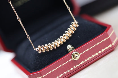 ¡®Aura Jewels¡¯CLASH PINK GOLD NECKLACE