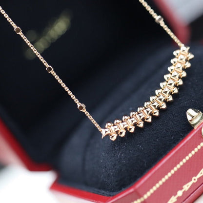 ¡®Aura Jewels¡¯CLASH PINK GOLD NECKLACE