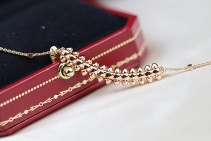 ¡®Aura Jewels¡¯CLASH PINK GOLD NECKLACE