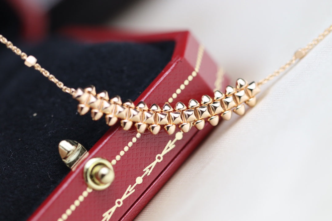 ¡®Aura Jewels¡¯CLASH PINK GOLD NECKLACE