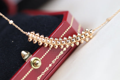 ¡®Aura Jewels¡¯CLASH PINK GOLD NECKLACE