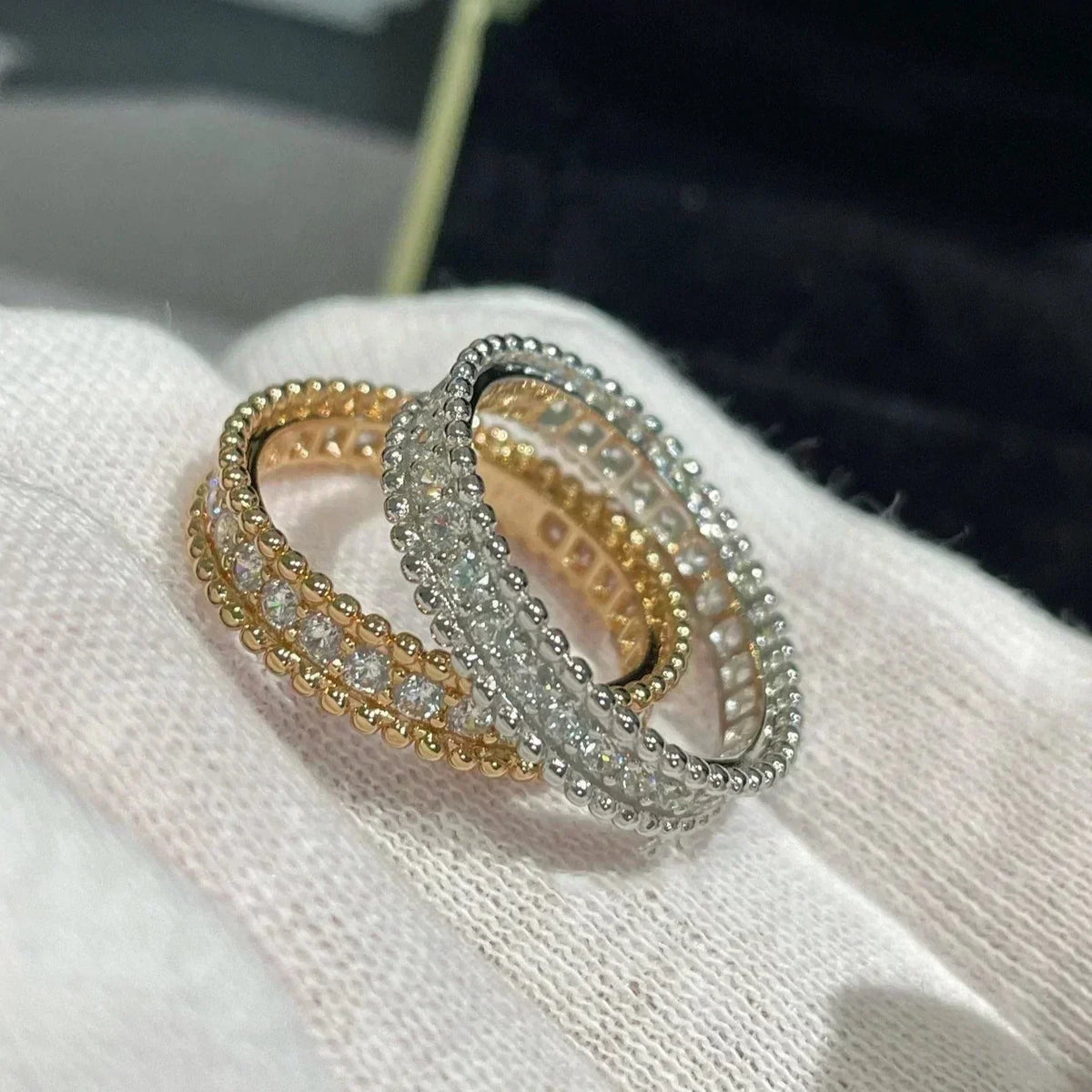 ¡®Aura Jewels¡¯PERLEE DIAMOND ROSE GOLD RING