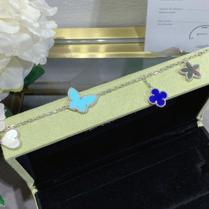 ¡®Aura Jewels¡¯LUCKY SPRING SILVER BRACELET 4 MOTIF