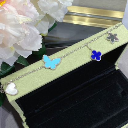¡®Aura Jewels¡¯LUCKY SPRING SILVER BRACELET 4 MOTIF