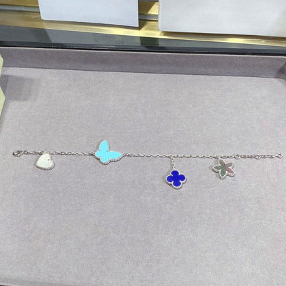 ¡®Aura Jewels¡¯LUCKY SPRING SILVER BRACELET 4 MOTIF