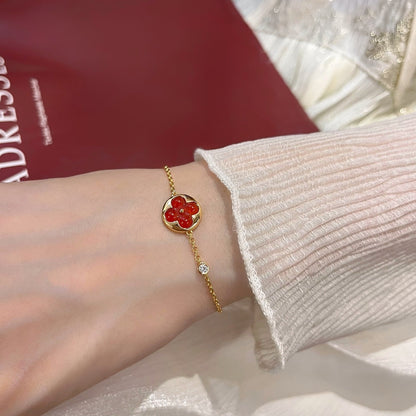 ¡®Aura Jewels¡¯SUN PEDANT CARNELIAN BRACELET