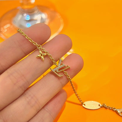 ¡®Aura Jewels¡¯LOGO STAR MOTIF GOLD BRACELET