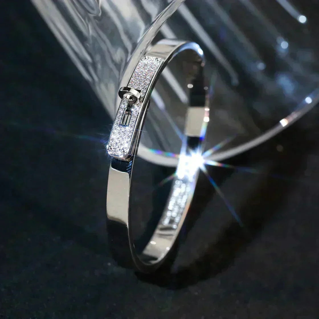 ¡®Aura Jewels¡¯KELLY SILVER DIAMOND BRACELET