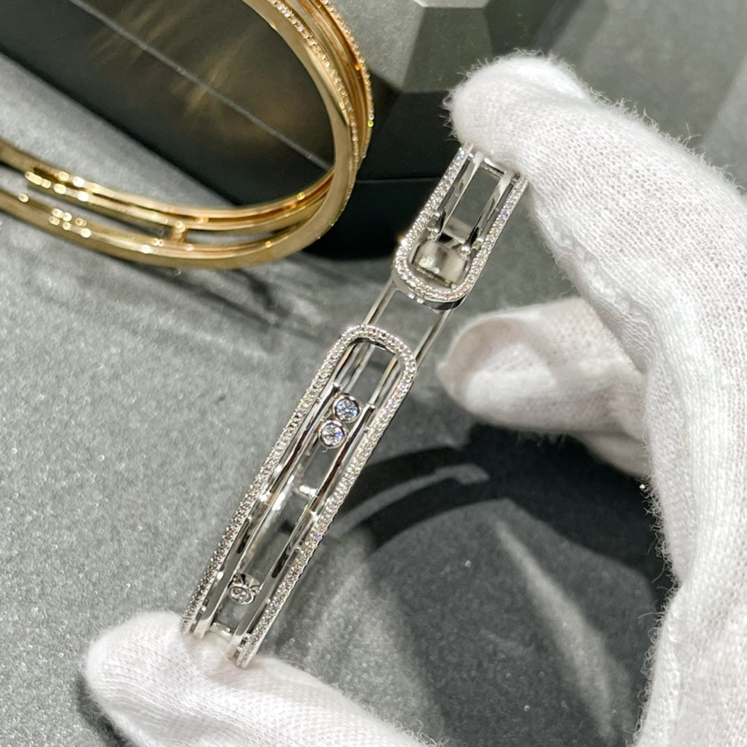 [Aura Jewels]MOVE 10TH PAVED DIAMOND BRACELET