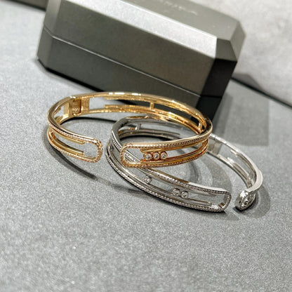 [Aura Jewels]MOVE 10TH PAVED DIAMOND BRACELET