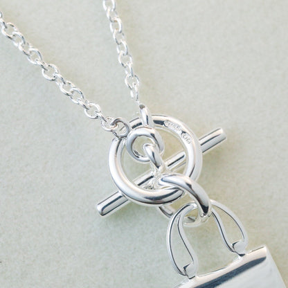 ¡®Aura Jewels¡¯POP H PEDANT SILVER NECKLACE