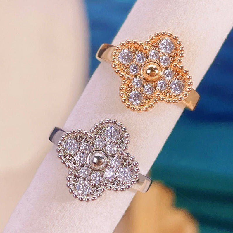 ¡®Aura Jewels¡¯CLOVER DIAMOND RING