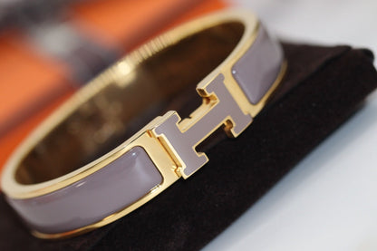 ¡®Aura Jewels¡¯H BRACELET 12MM BROWN