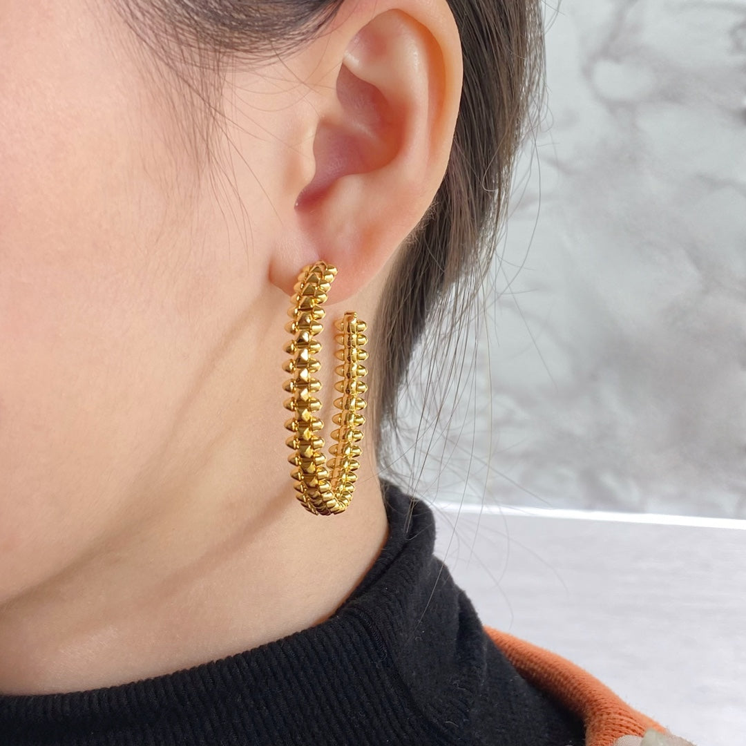 ¡®Aura Jewels¡¯CLASH HOOP EARRINGS