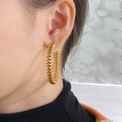 ¡®Aura Jewels¡¯CLASH HOOP EARRINGS