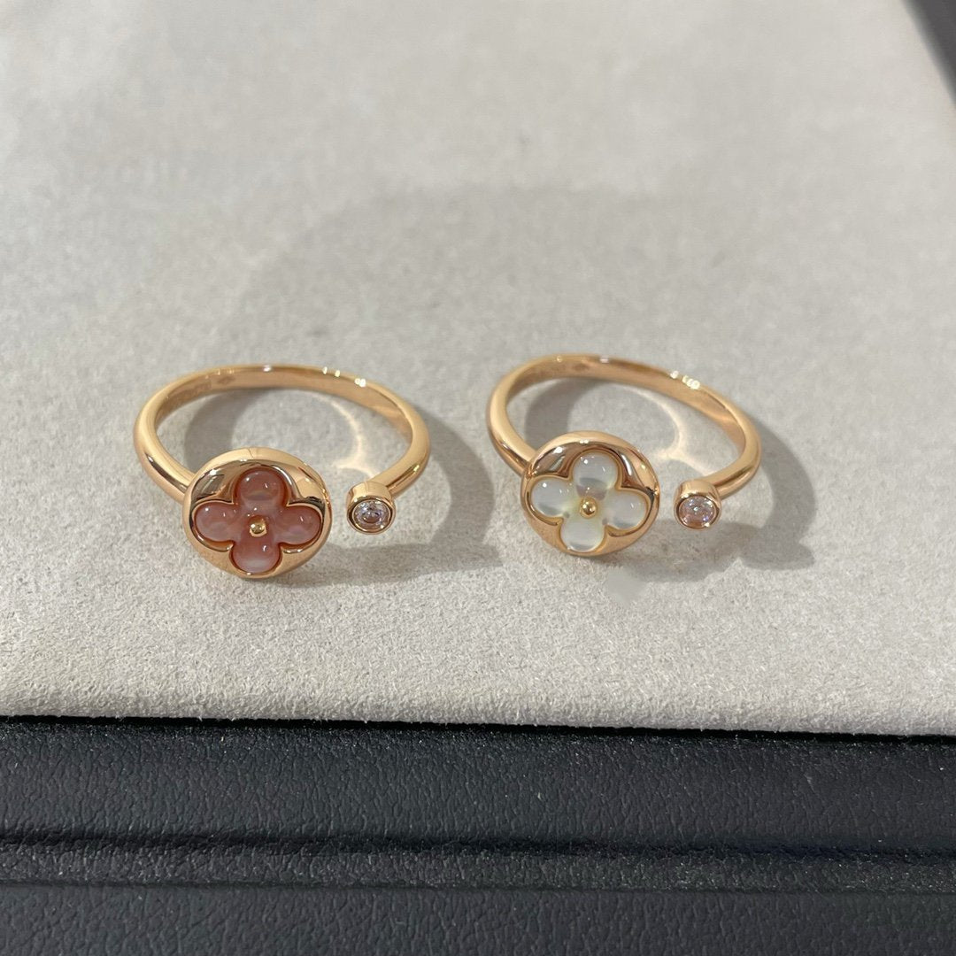 ¡®Aura Jewels¡¯SUN 1 DIAMOND PINK MOP RING