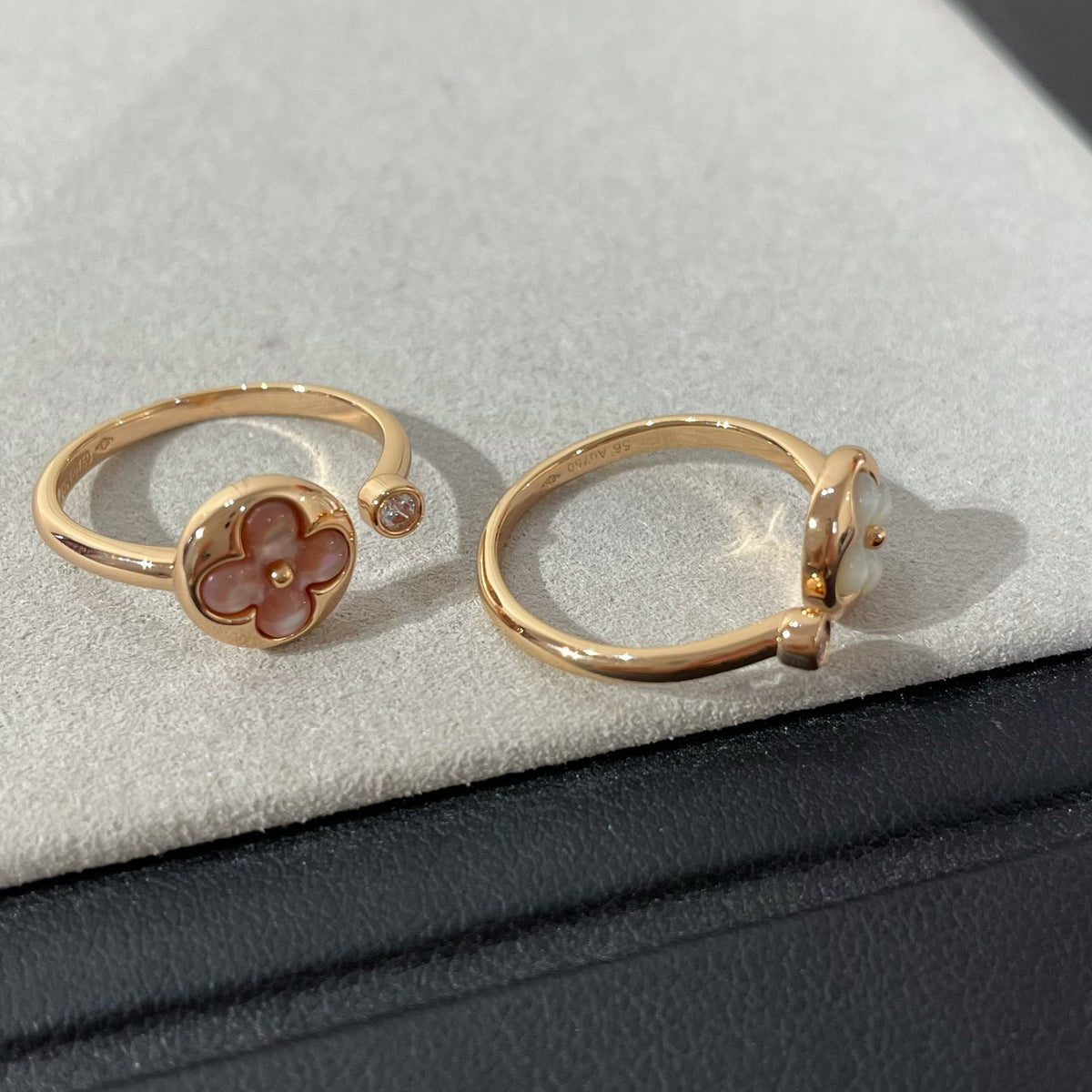 ¡®Aura Jewels¡¯SUN 1 DIAMOND PINK MOP RING
