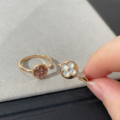 ¡®Aura Jewels¡¯SUN 1 DIAMOND PINK MOP RING