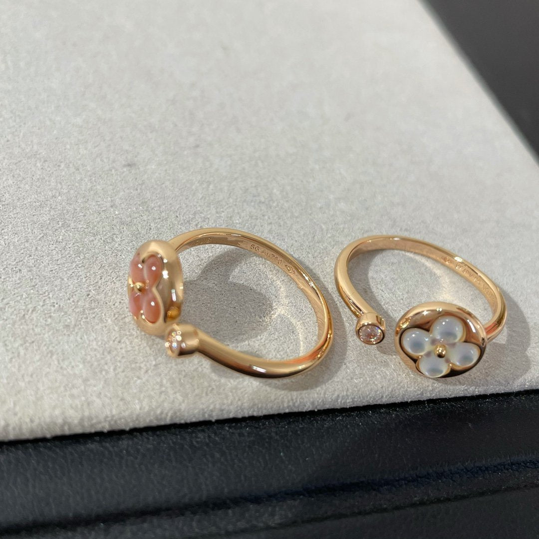¡®Aura Jewels¡¯SUN 1 DIAMOND PINK MOP RING