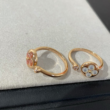 ¡®Aura Jewels¡¯SUN 1 DIAMOND PINK MOP RING