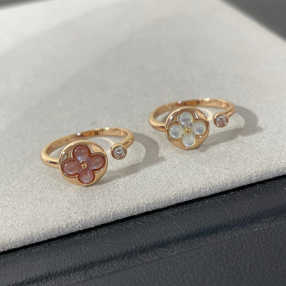 ¡®Aura Jewels¡¯SUN 1 DIAMOND PINK MOP RING