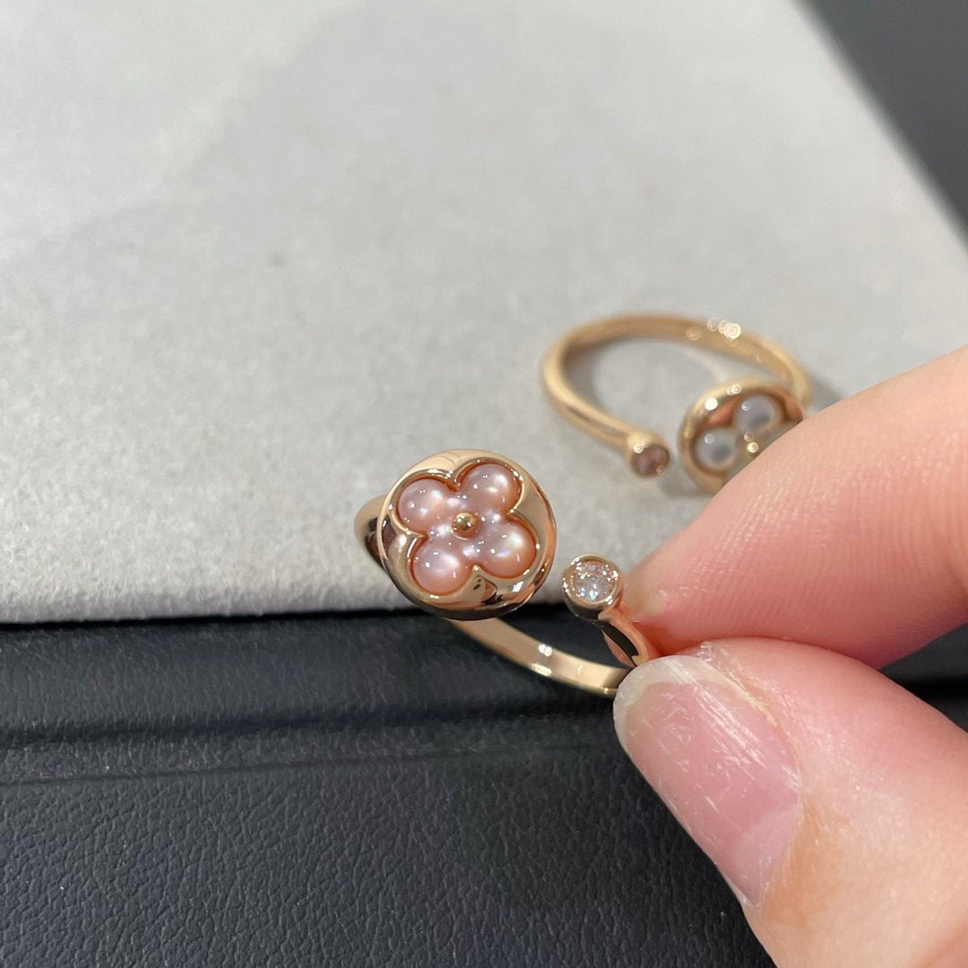 ¡®Aura Jewels¡¯SUN 1 DIAMOND PINK MOP RING