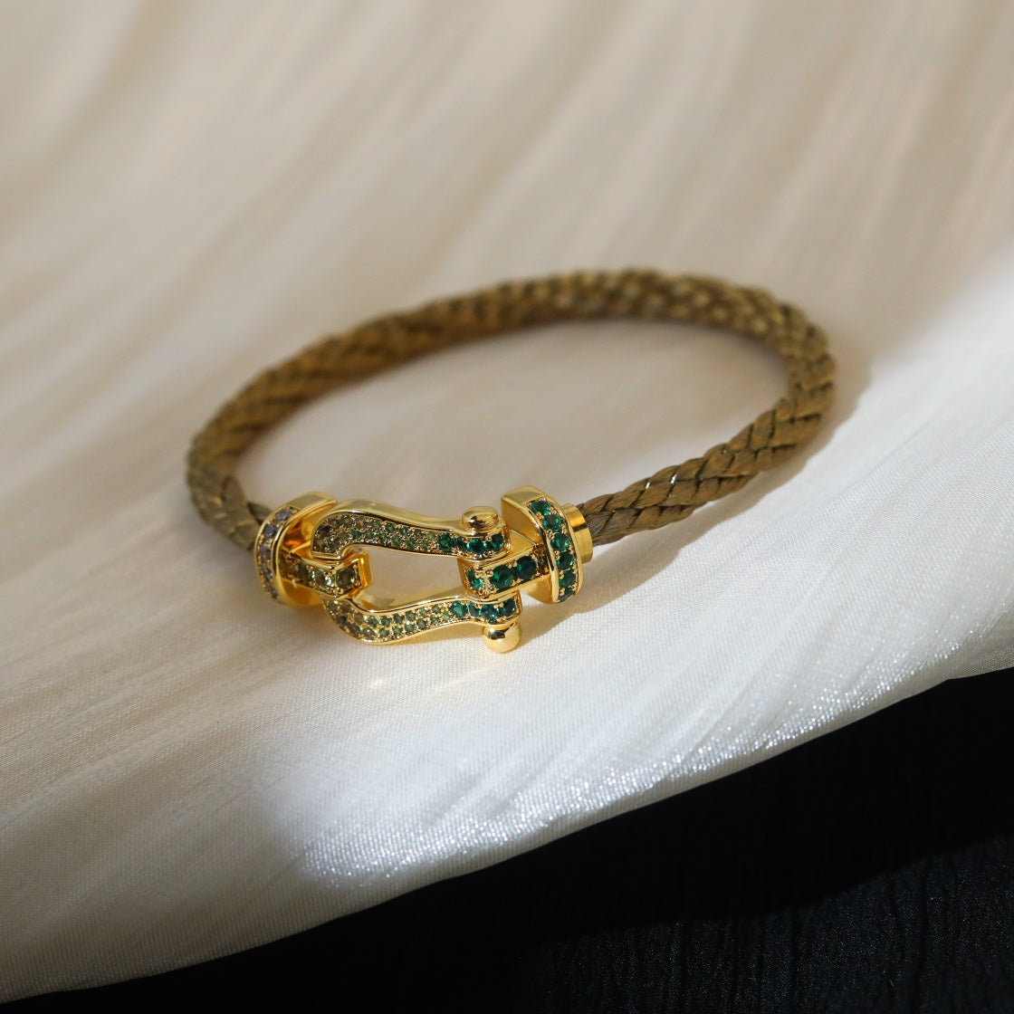 ¡®Aura Jewels¡¯FORCE 10 GOLD GREEN DIAMOND PAVED
