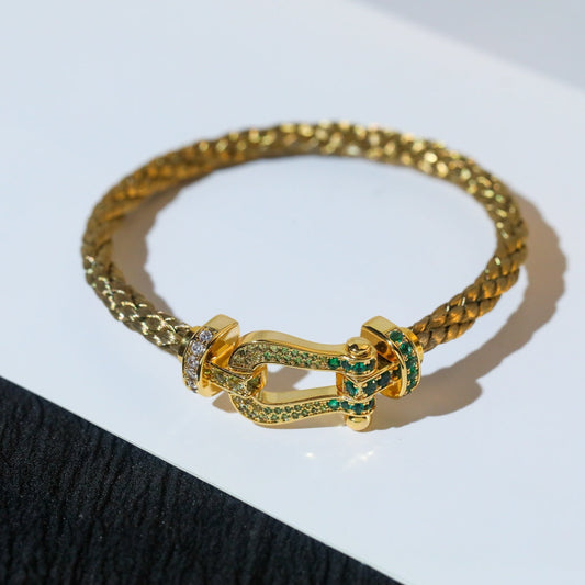 ¡®Aura Jewels¡¯FORCE 10 GOLD GREEN DIAMOND PAVED
