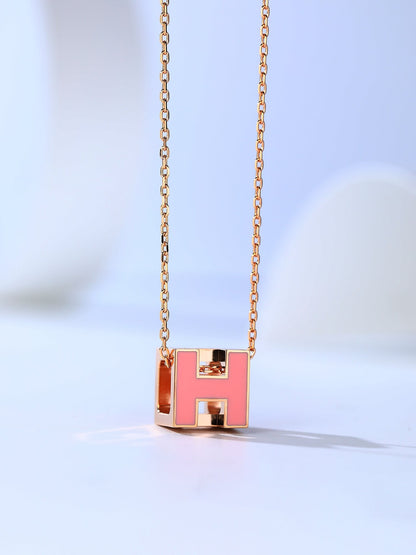 ¡®Aura Jewels¡¯H CAGE PINK GOLD NECKLACE
