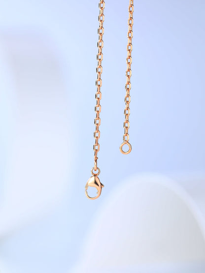 ¡®Aura Jewels¡¯H CAGE PINK GOLD NECKLACE