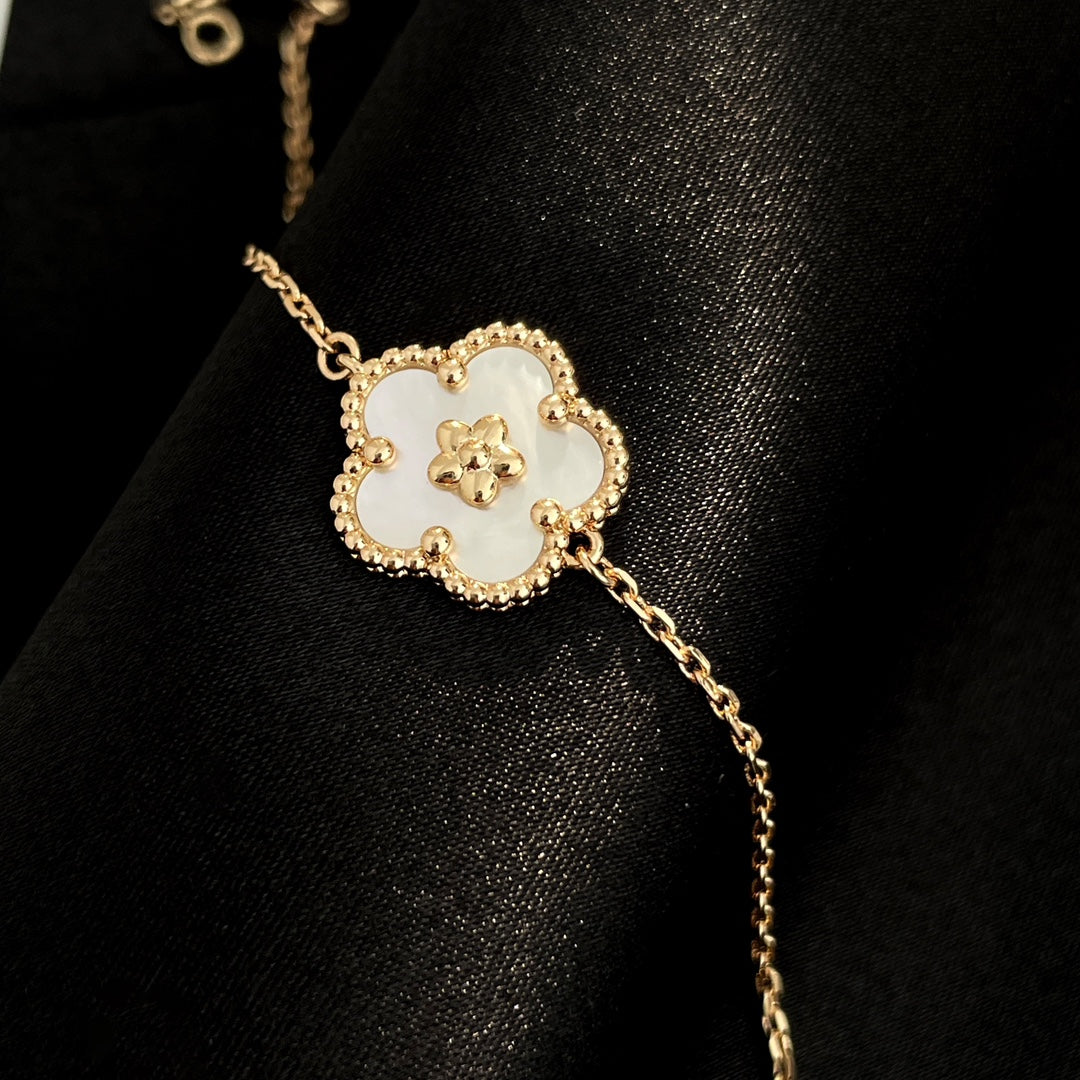 ¡®Aura Jewels¡¯LUCKY SPRING ROSE GOLD MOP BRACELET