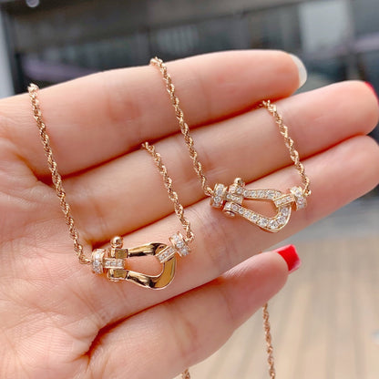 ¡®Aura Jewels¡¯FORCE 10 PINK GOLD DIAMOND NECKLACE