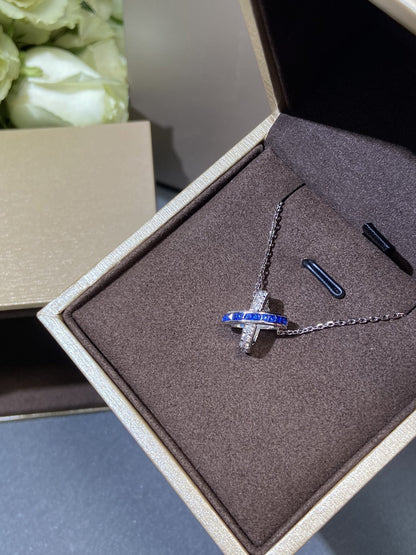 ¡®Aura Jewels¡¯LIENS DIAMOND SILVER NECKLACE