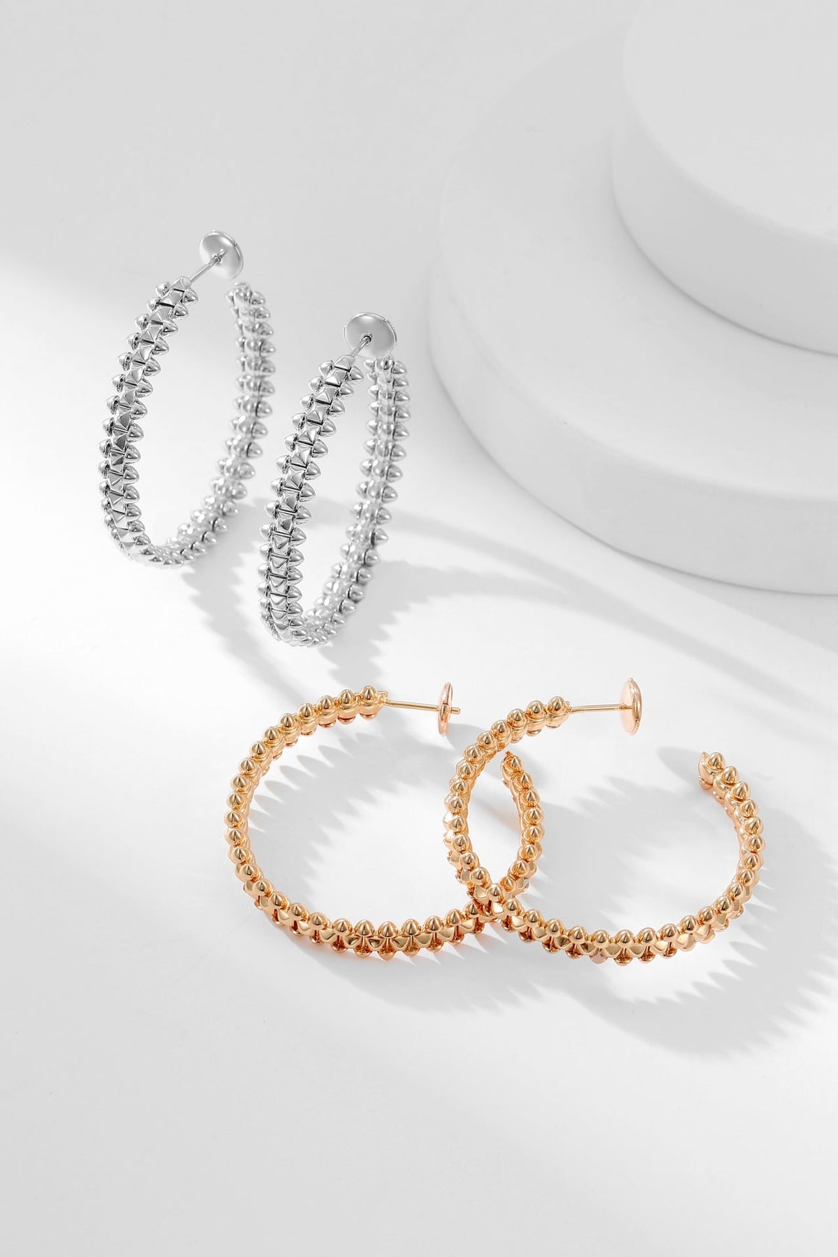 ¡®Aura Jewels¡¯CLASH HOOP EARRINGS