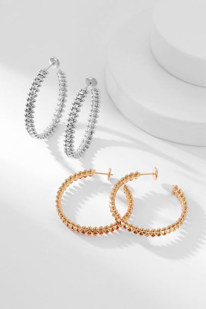 ¡®Aura Jewels¡¯CLASH HOOP EARRINGS