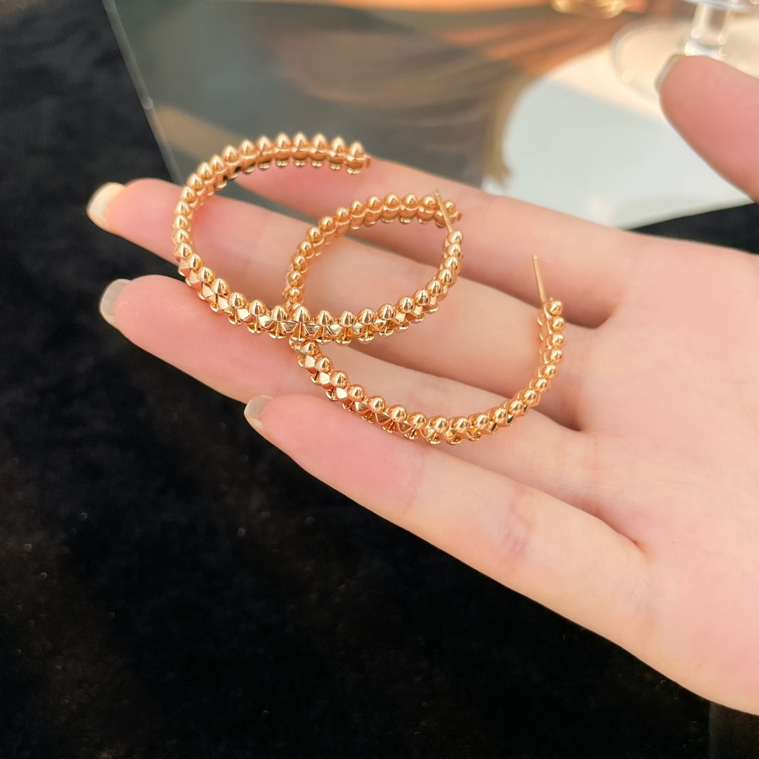 ¡®Aura Jewels¡¯CLASH HOOP EARRINGS