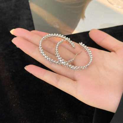 ¡®Aura Jewels¡¯CLASH HOOP EARRINGS