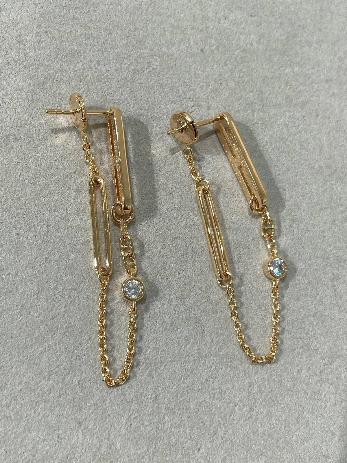 ¡®Aura Jewels¡¯CHAINE CHAOS DIAMOND DROP EARRINGS