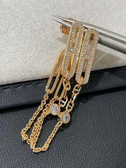¡®Aura Jewels¡¯CHAINE CHAOS DIAMOND DROP EARRINGS