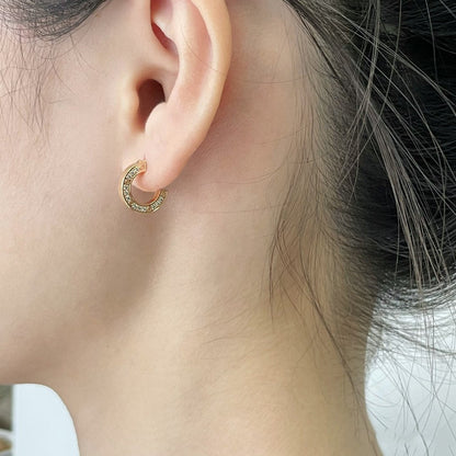 ¡®Aura Jewels¡¯LOVE DIAMOND EARRINGS