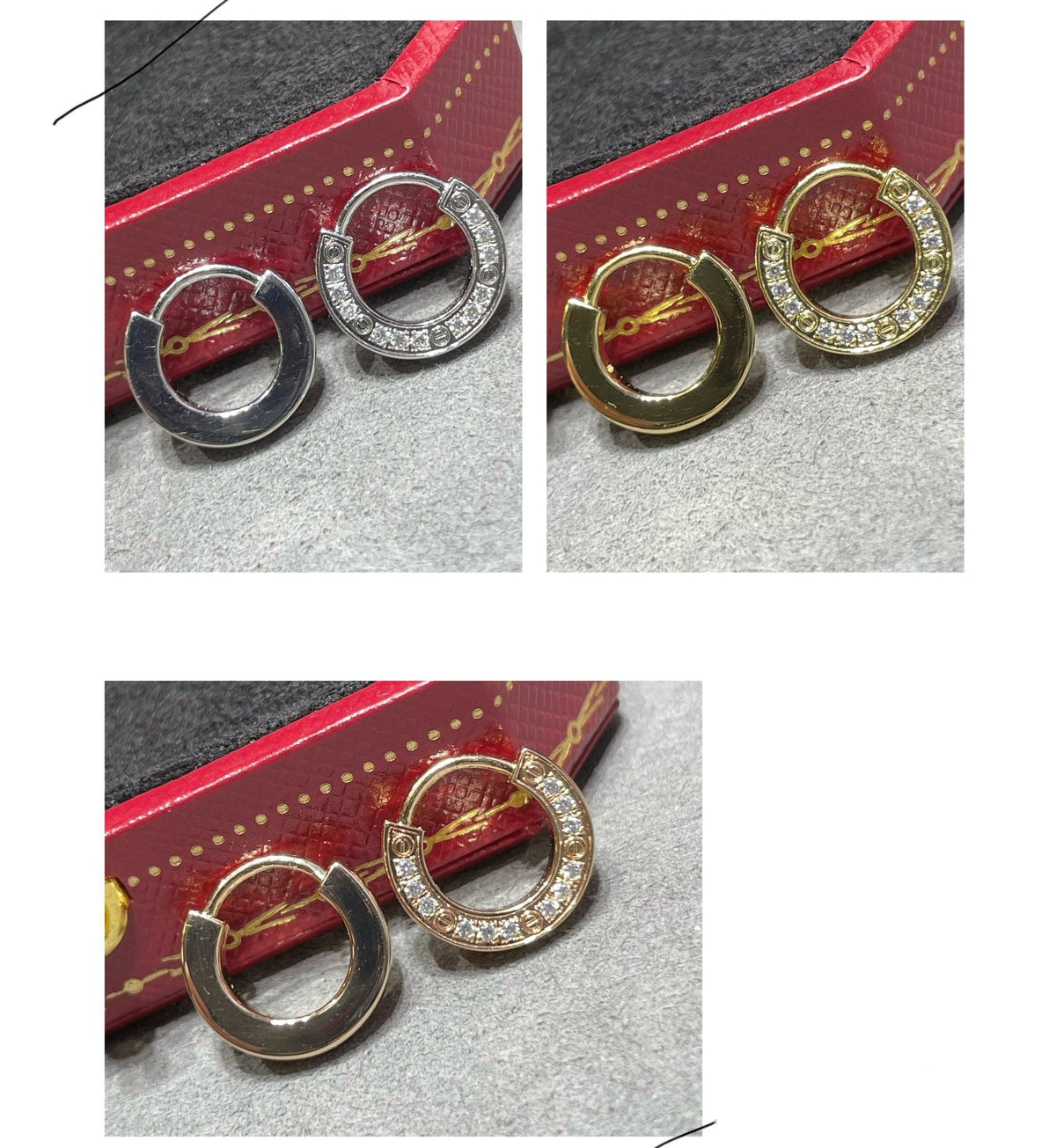¡®Aura Jewels¡¯LOVE DIAMOND EARRINGS