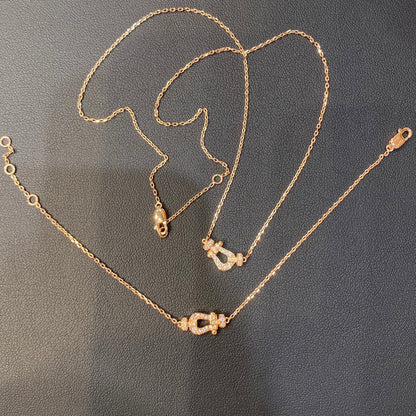¡®Aura Jewels¡¯FORCE 10 DIAMOND PINK GOLD NECKLACE MINI MODEL