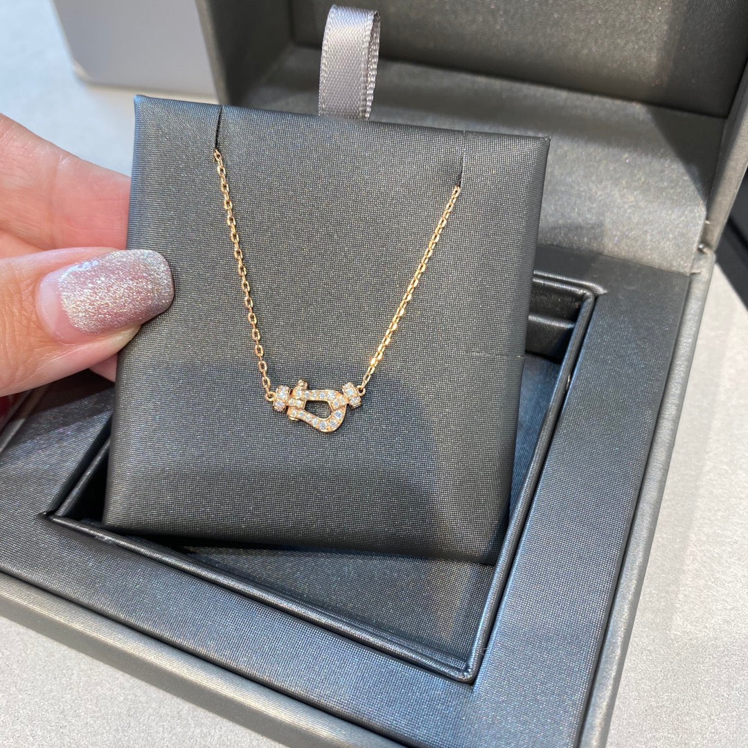 ¡®Aura Jewels¡¯FORCE 10 DIAMOND PINK GOLD NECKLACE MINI MODEL