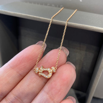 ¡®Aura Jewels¡¯FORCE 10 DIAMOND PINK GOLD NECKLACE MINI MODEL