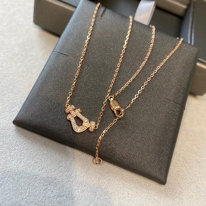 ¡®Aura Jewels¡¯FORCE 10 DIAMOND PINK GOLD NECKLACE MINI MODEL